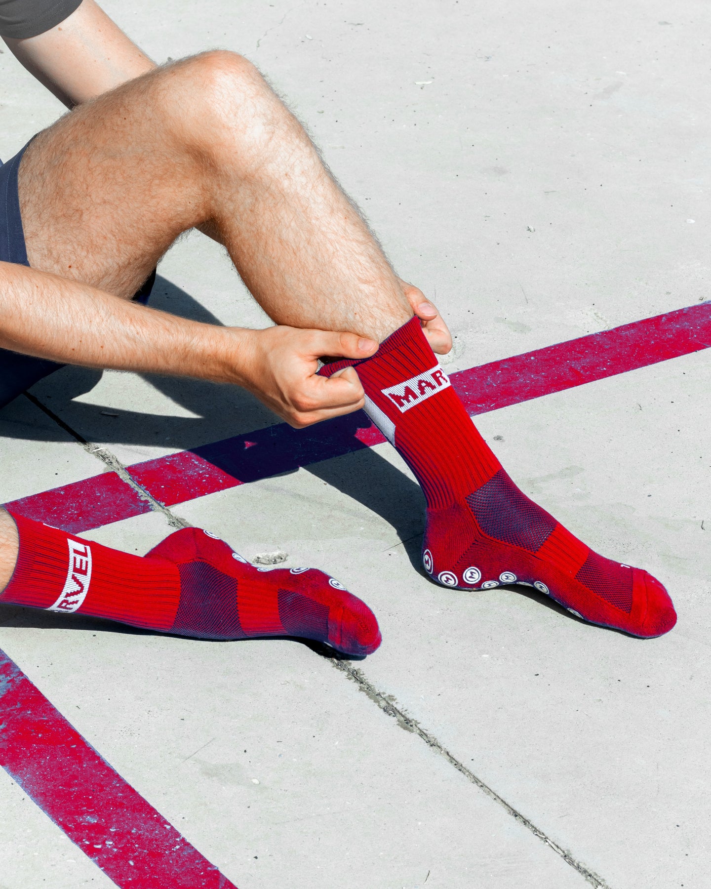 Superstar Grippy Socks Red – Vara Barn